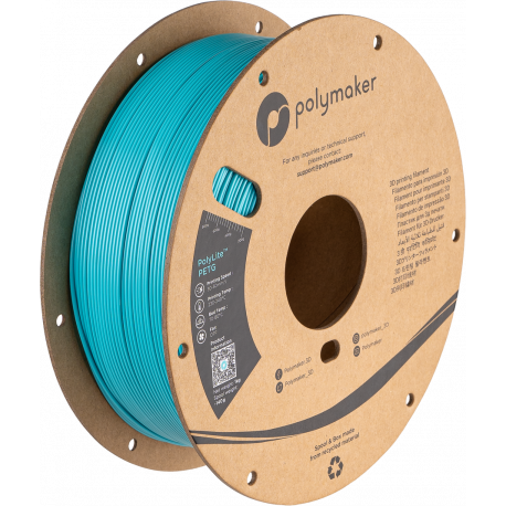 Пластик для 3д печати Polymaker PolyLite PETG  Сине-зеленый