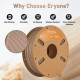 Пластик для 3D печати Eryone Wood PLA Deep-Wood Темное дерево