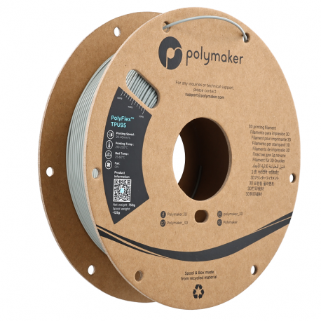 Пластик для 3D печати Polymaker PolyFlex TPU95 Серый