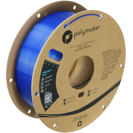 Пластик для 3D печати Polymaker PolyLite PLA Silk Tемно-синий