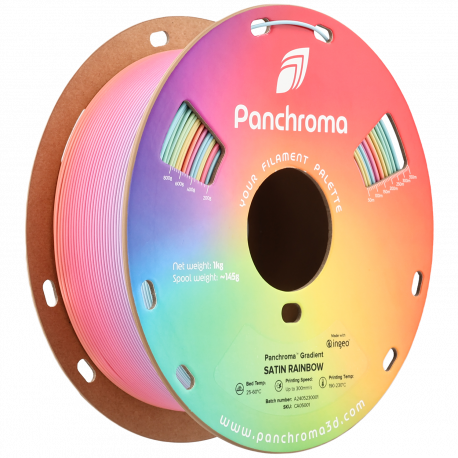 Пластик для 3D печати Polymaker Panchroma Gradient PLA Атласный радужный