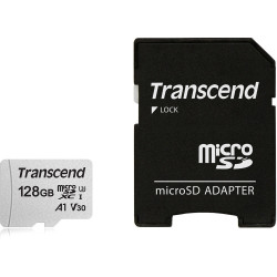 Карта памяти  MircroSD UHS-I 300S Transcend TS128GUSD300S-A