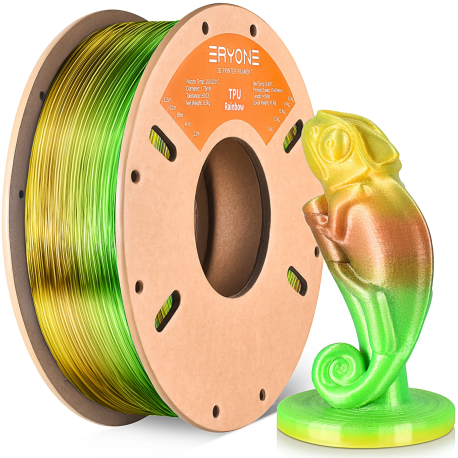 Пластик для 3D печати TPU RAINBOW PLA Light (Aurora Rainbow)