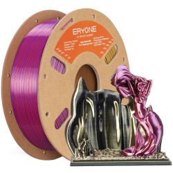 Пластик для 3D печати Hyper Speed Quadruple Color Silk PLA Twilight Glow (Black & Red & Deep Purple & Gold)