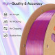Пластик для 3D печати Hyper Speed Quadruple Color Silk PLA Twilight Glow (Black &amp; Red &amp; Deep Purple &amp; Gold)