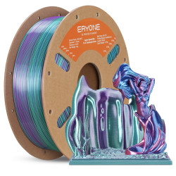 Пластик для 3D печати Hyper Speed Quadruple Color Silk PLA Aurora Dream (Teal Green & Violet & Electric Pink & Indigo)