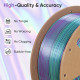 Пластик для 3D печати Hyper Speed Quadruple Color Silk PLA Aurora Dream (Teal Green &amp; Violet &amp; Electric Pink &amp; Indigo)
