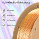 Пластик для 3D печати Hyper Speed Quadruple Color Silk PLA Gorgeous Sum (Black &amp; Gold &amp; Red &amp; Green)