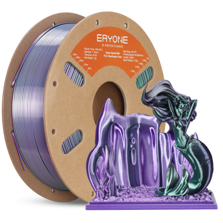 Пластик для 3D печати Hyper Speed Quadruple Color Silk PLA Royal Essence