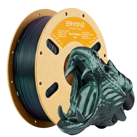 Пластик для 3D печати Burnt Titanium PLA B0161001 Green