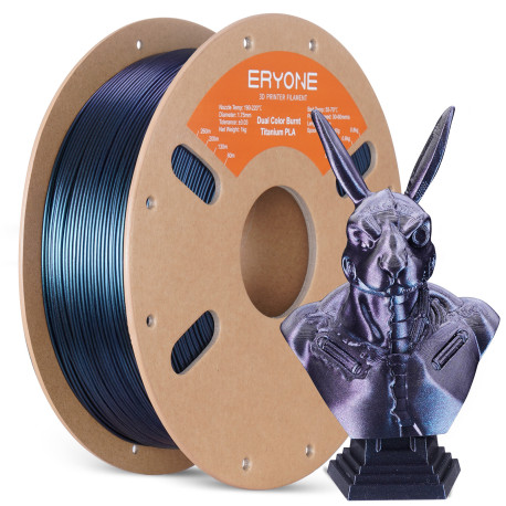 Пластик для 3D печати Dual Color Burnt Titanium PLA B0281004 Blue & Rose