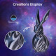 Пластик для 3D печати Dual Color Burnt Titanium PLA B0281006 Black &amp; Blue