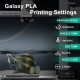 Пластик для 3D печати Sparkly PLA B0104024 Bipolar Nebula ( Green)