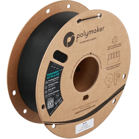 Пластик для 3D печати Polymaker HT-PLA-GF Черный